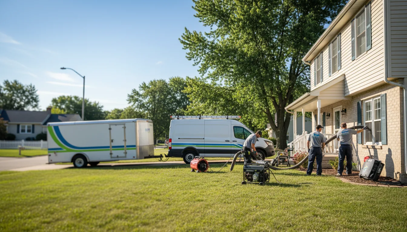 Flooded Basement Restoration And Cleanup With Repair in Plummer, MN near me